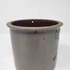 Vintage BBP Beaumont Brothers Salt Glaze Crock Grandma's Treats Blue Heart 1978