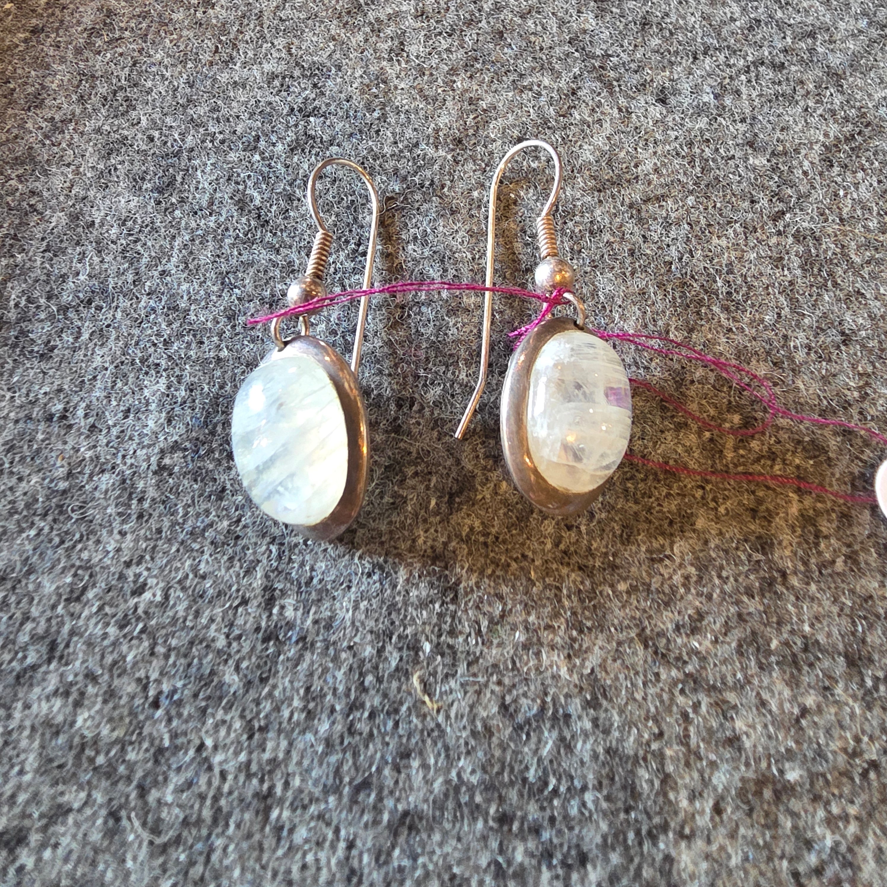 Sterling Moonstone Earrings