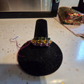 Sterling tourmaline ring