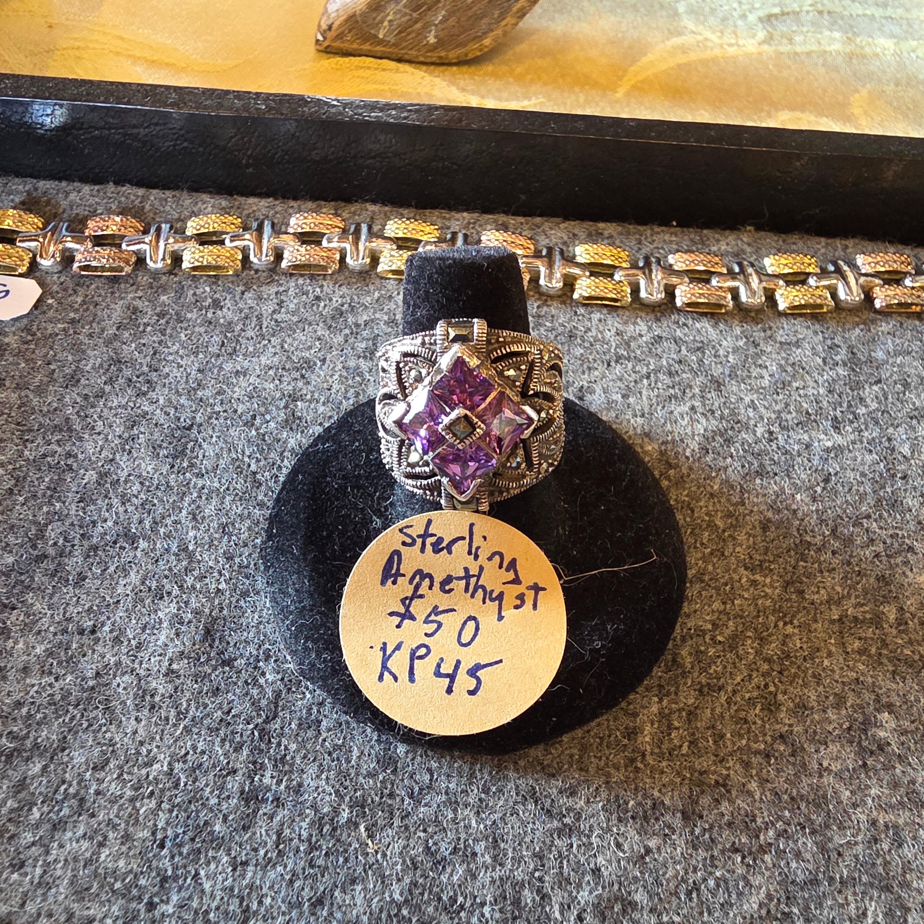 Sterling Amethyst Ring