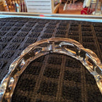 Chunky bangle with spring opening
