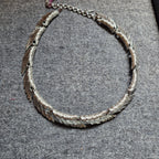Monet feather link choker