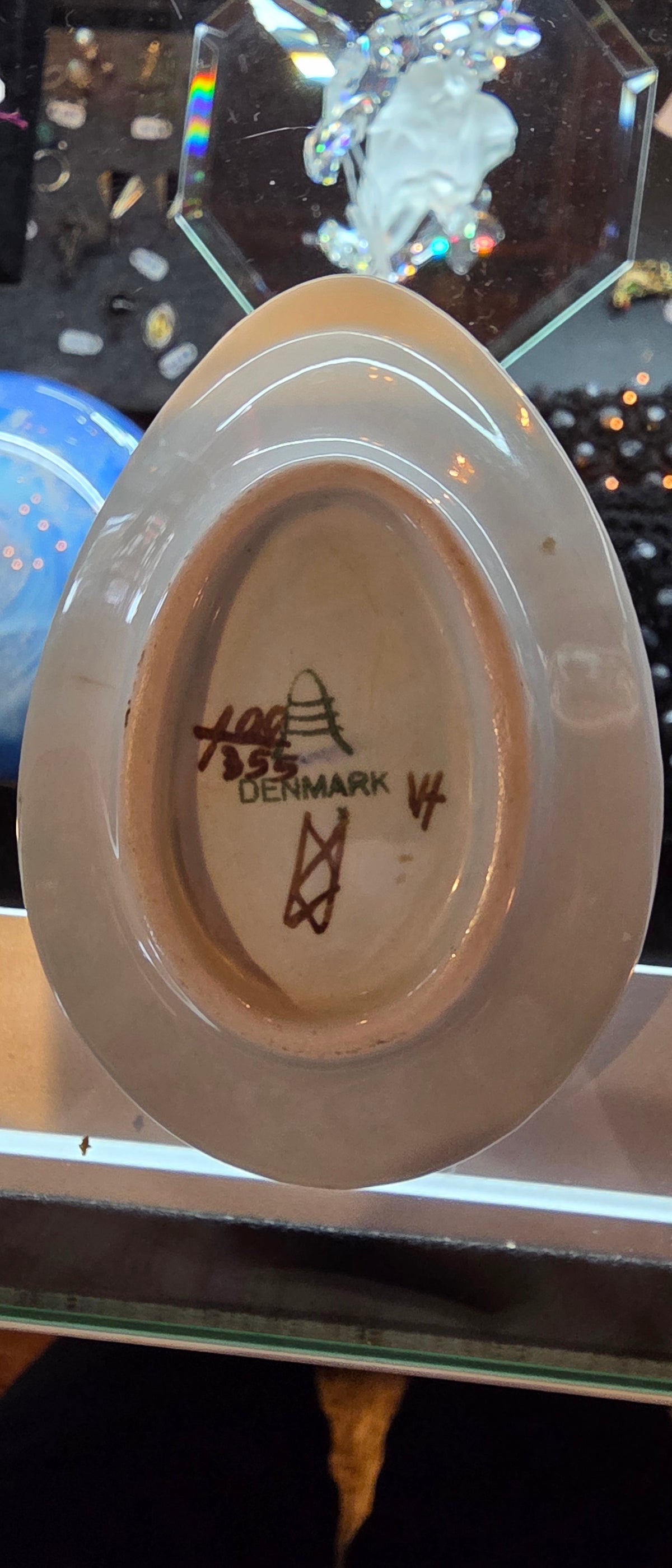 Royal Copenhagen Crazy Birds trinket dishes