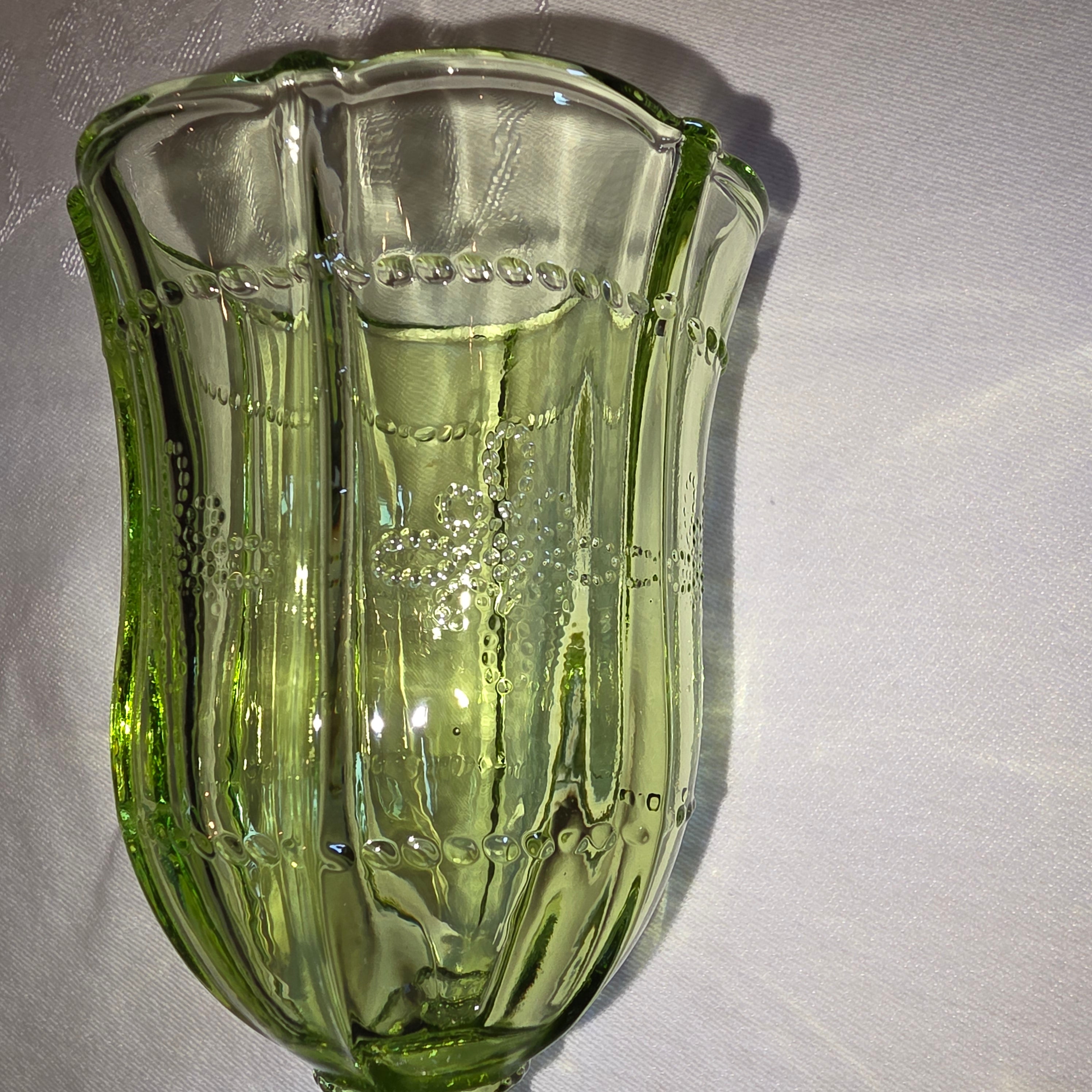 Juliska collette goblet green