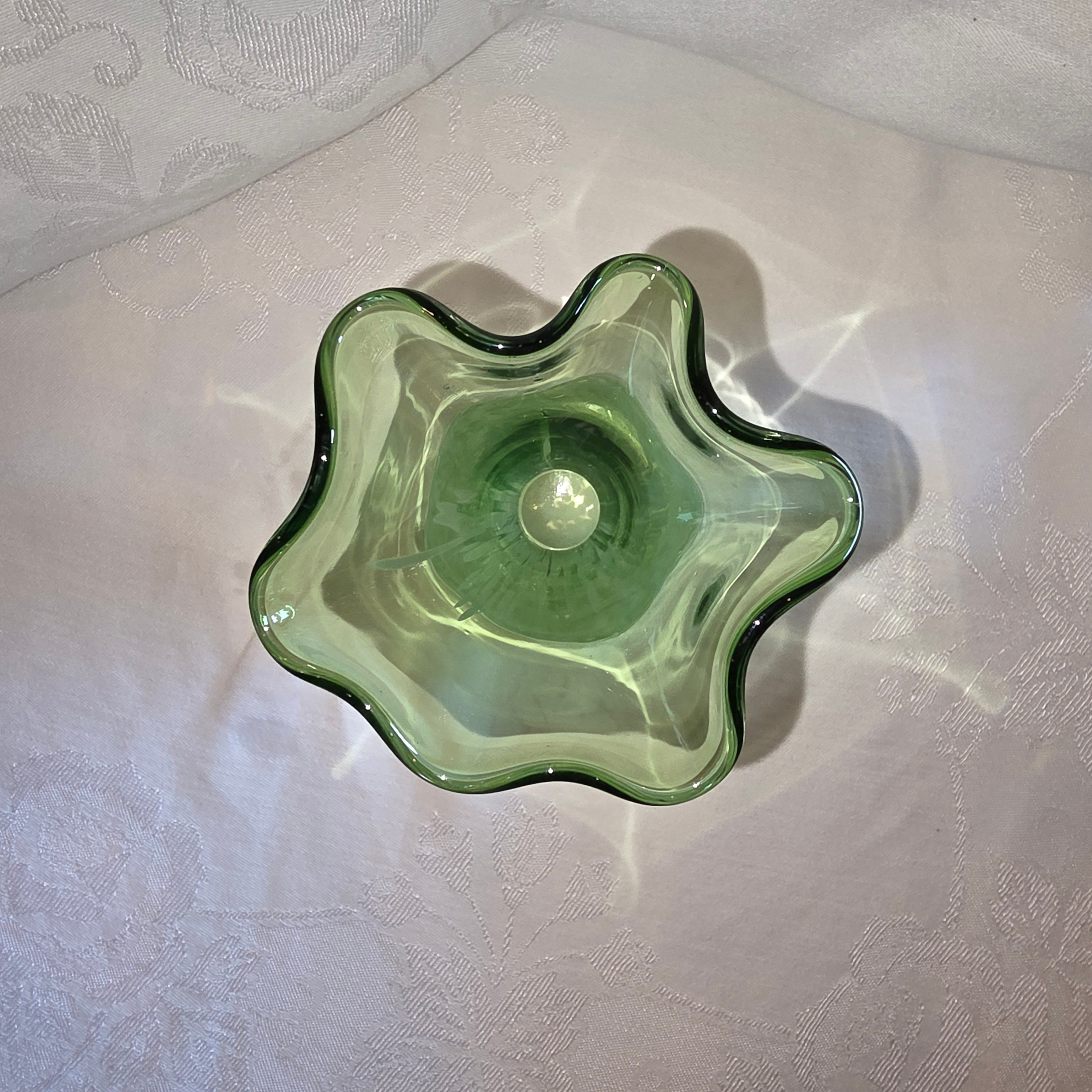 Murano style hand blown vase