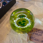 Caithness miniature shamrock paperweight