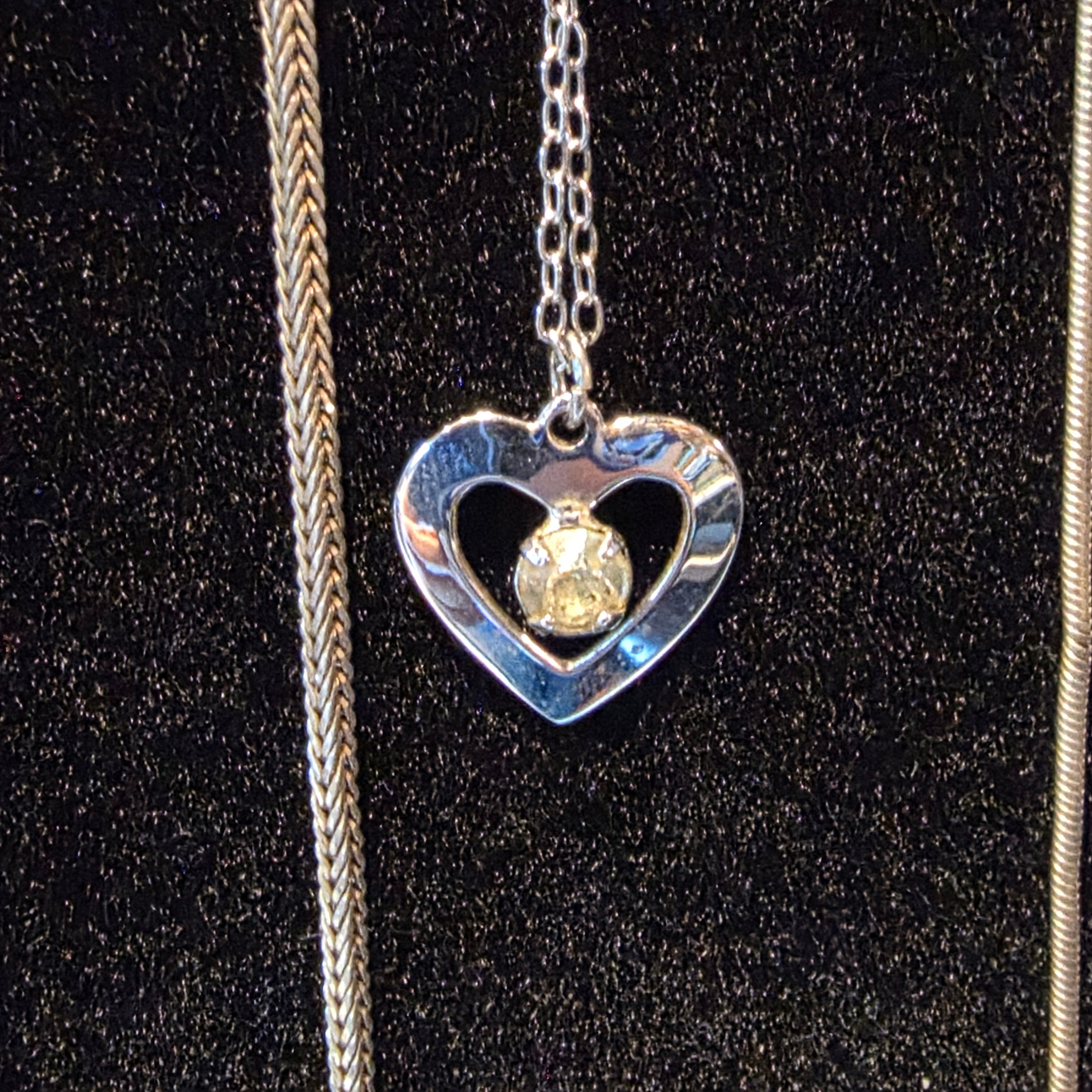 Sterling heart necklace