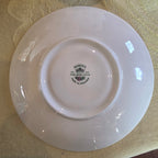 Vintage Rosina England Red Roses Teacup & Saucer Set | Fine Bone China | Gold Trim