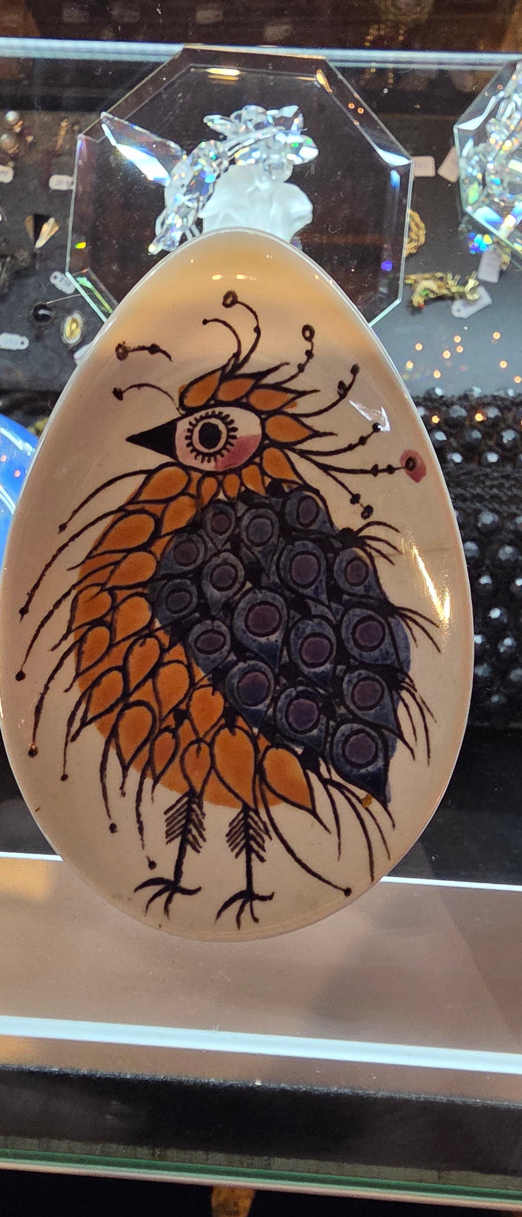 Royal Copenhagen Crazy Birds trinket dishes