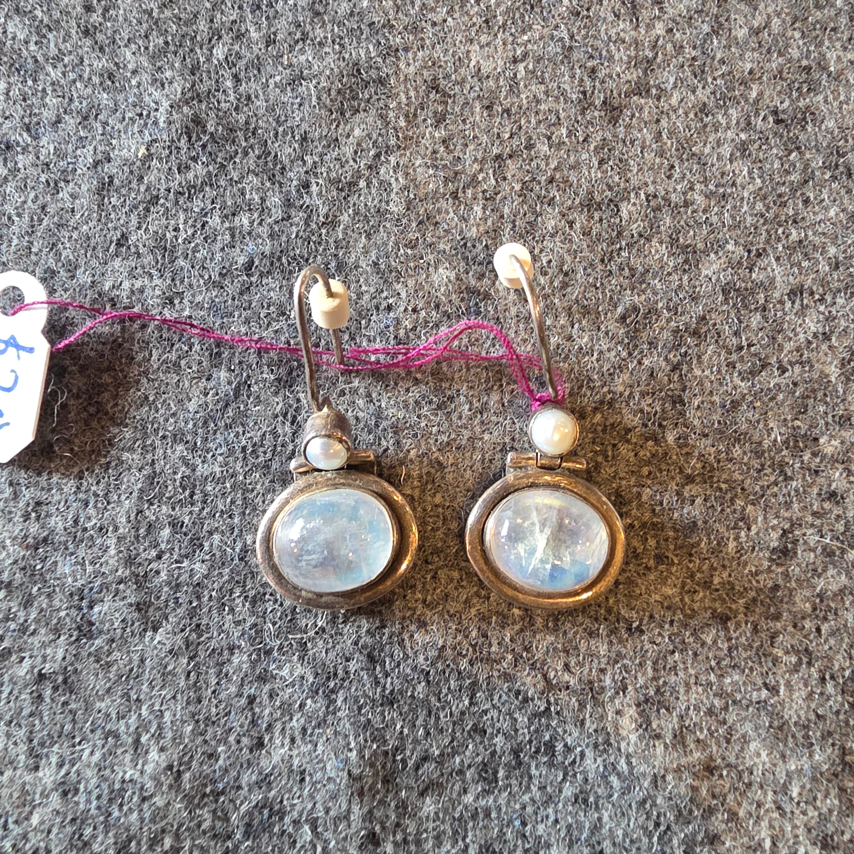 Sterling Moonstone Earrings