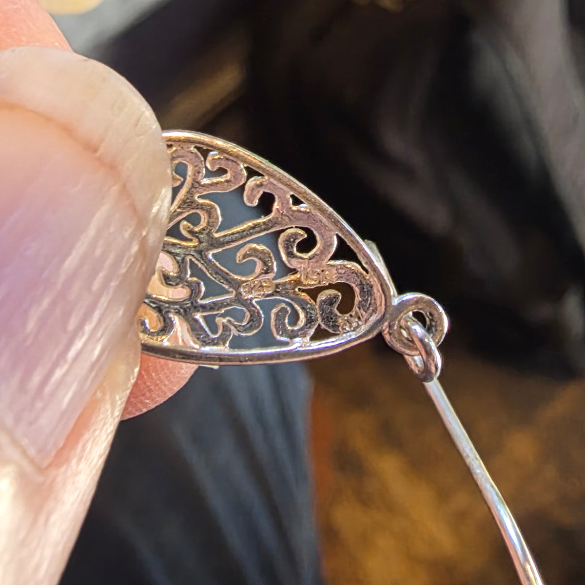 Sterling Filigree Earrings