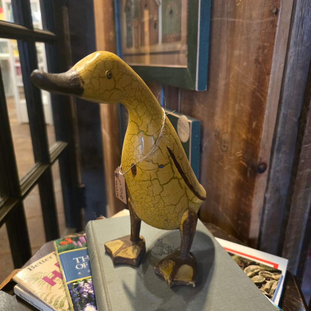 Vintage Yellow Duck Standing