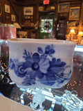 Vintage Royal Copenhagen Blue Flower Curved Toothpick Holder 10/1801 Denmark 1968