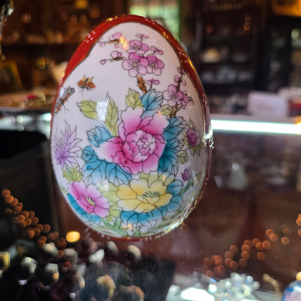 Porcelain hand painted eggs