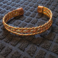 Copper & Brass braided bracelet