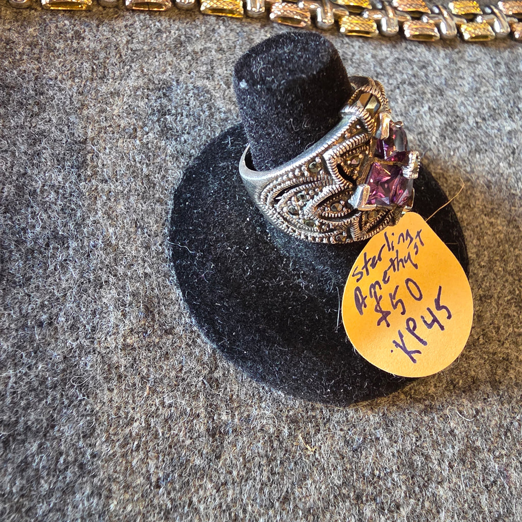 Sterling Amethyst Ring