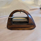 Antique wooden shuttle & bobbin