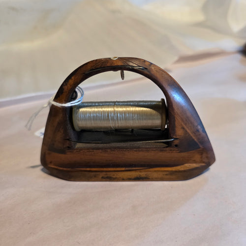 Antique wooden shuttle & bobbin