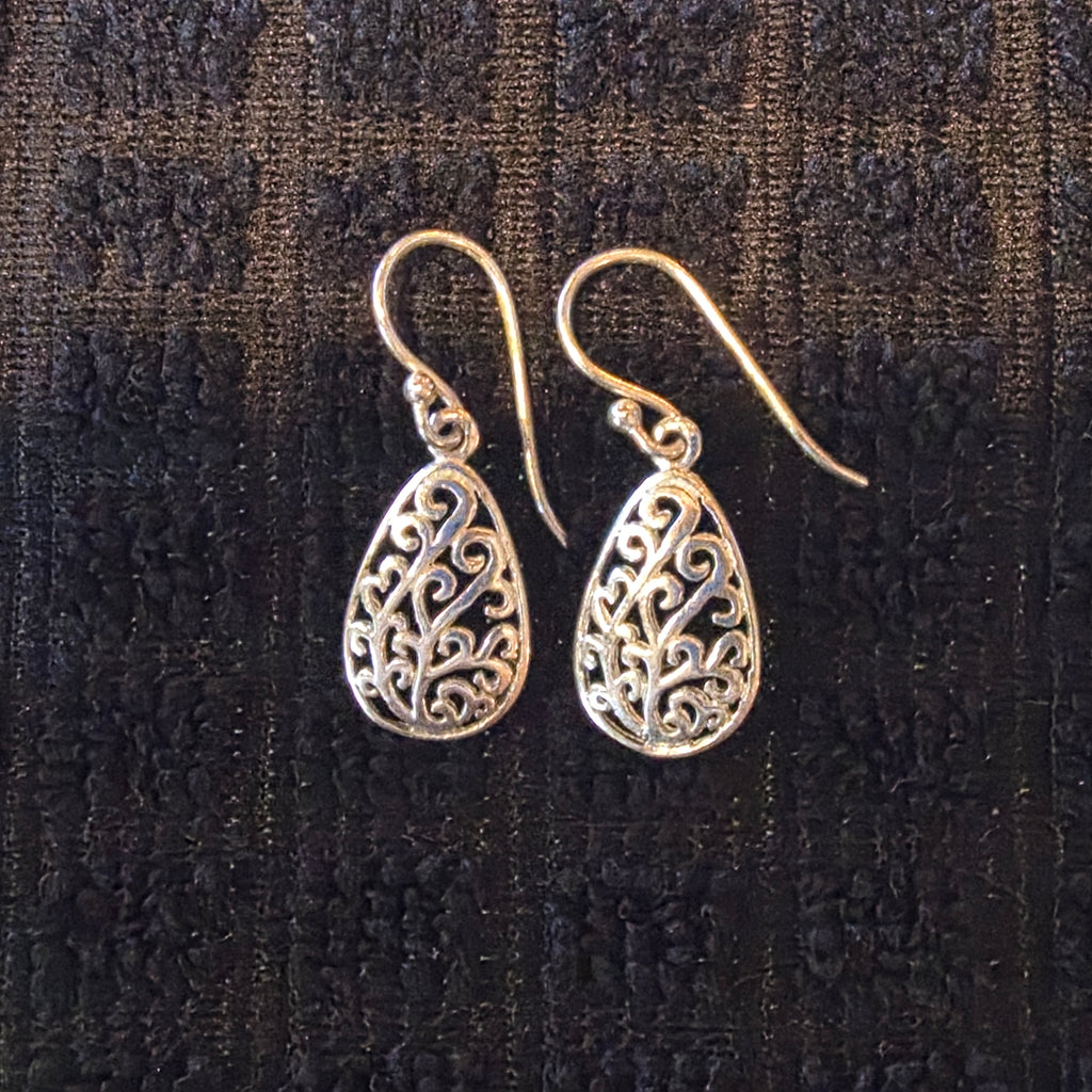 Sterling Filigree Earrings