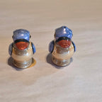 Kukaburra lusterware salt & pepper