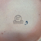 Vintage Rowe Pottery Salt Glaze Plate Boy with Horn Lore Larson Art 9"