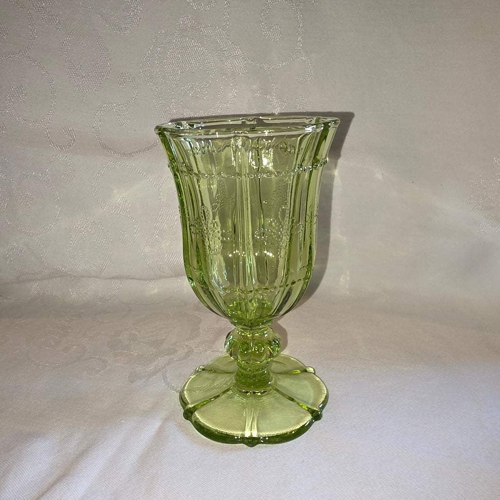 Juliska collette goblet green