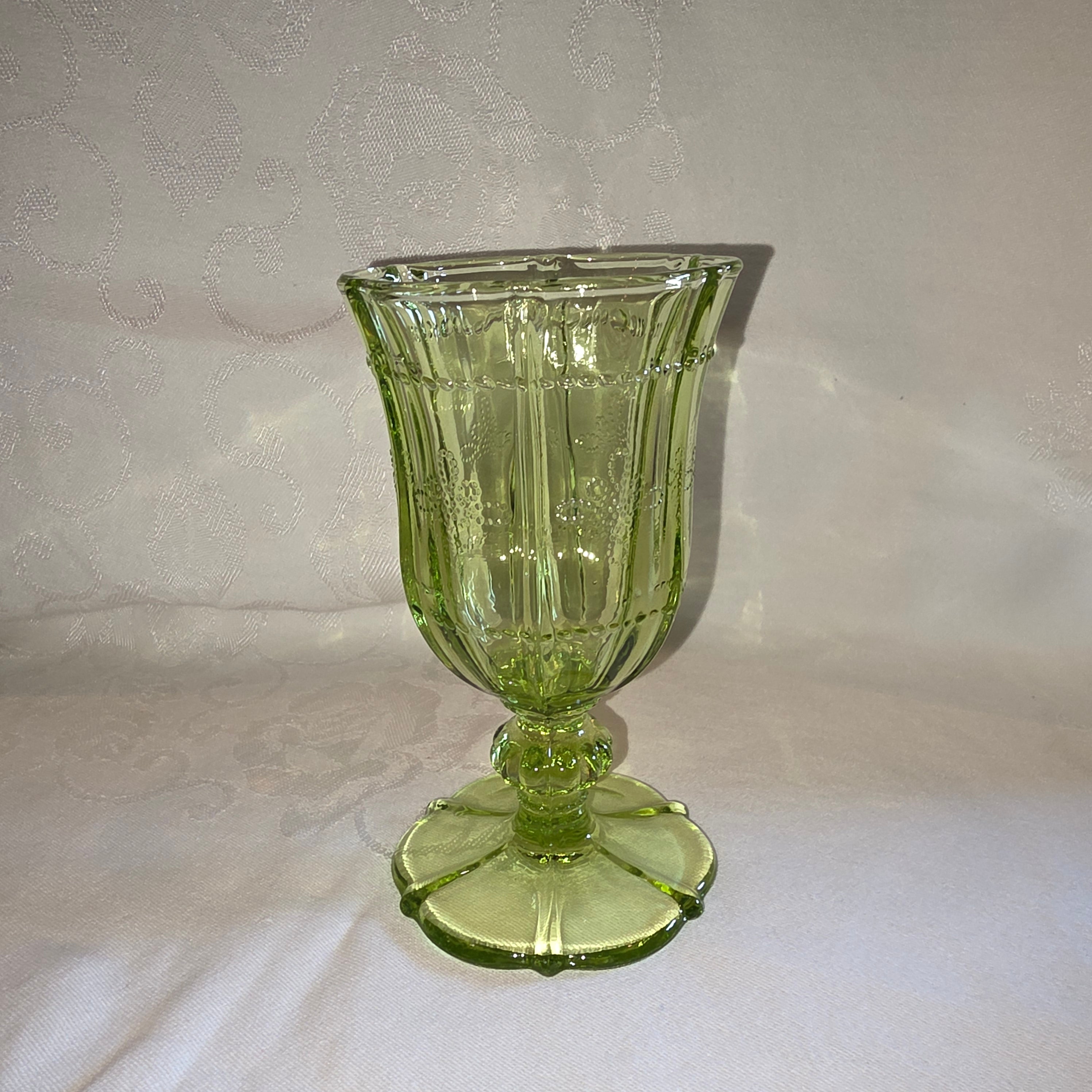 Juliska collette goblet green
