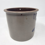 Vintage BBP Beaumont Brothers Salt Glaze Crock Grandma's Treats Blue Heart 1978