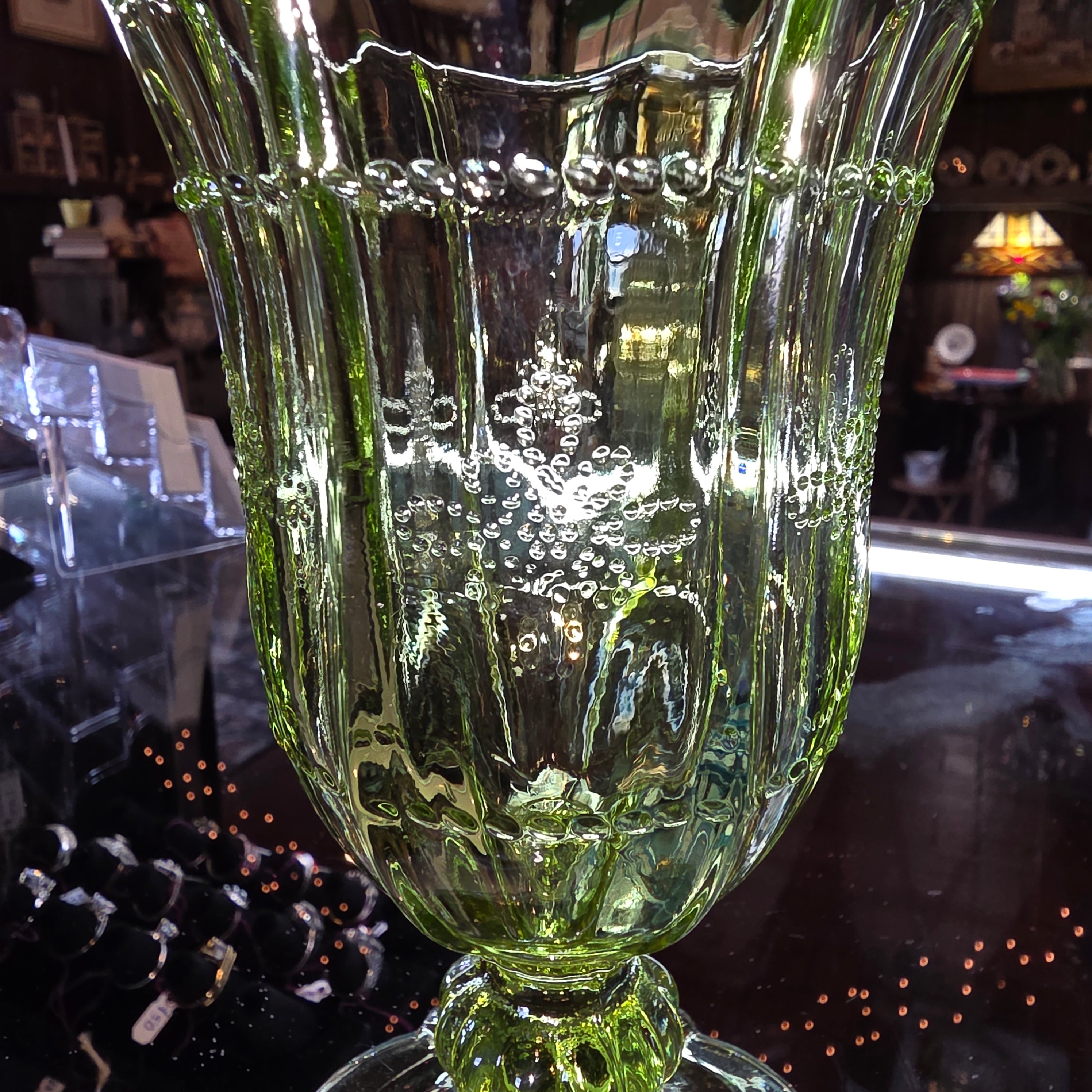 Juliska collette goblet green