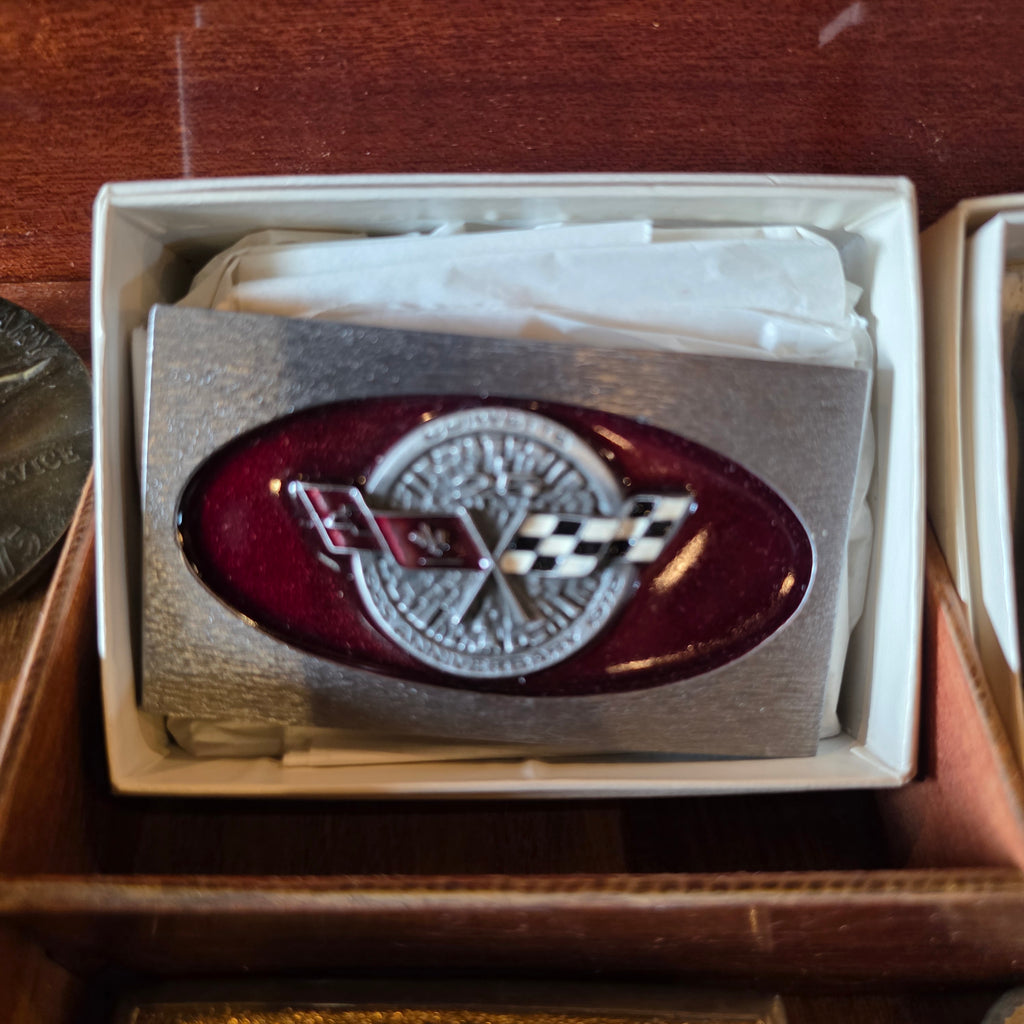 Corvette belt buckle