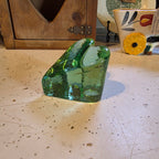 Fire and Light Recycled Glass Heart Paper weight