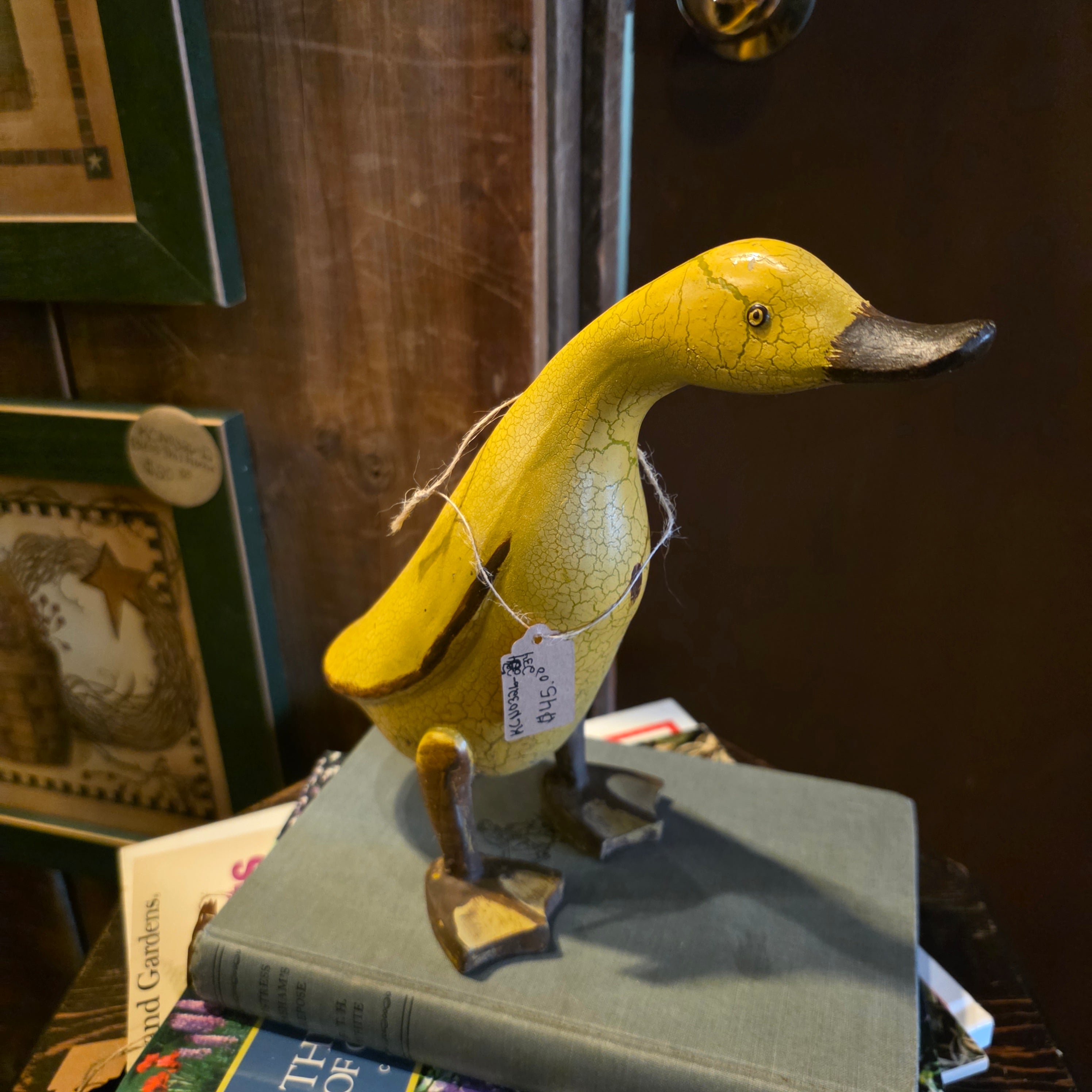Vintage Yellow Duck Standing