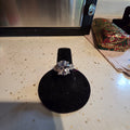 Sterling ring (faux diamond)