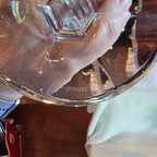Waterford Crystal Seahorse Candlestick Holders 11.5" Pair Oceania Figural Signed