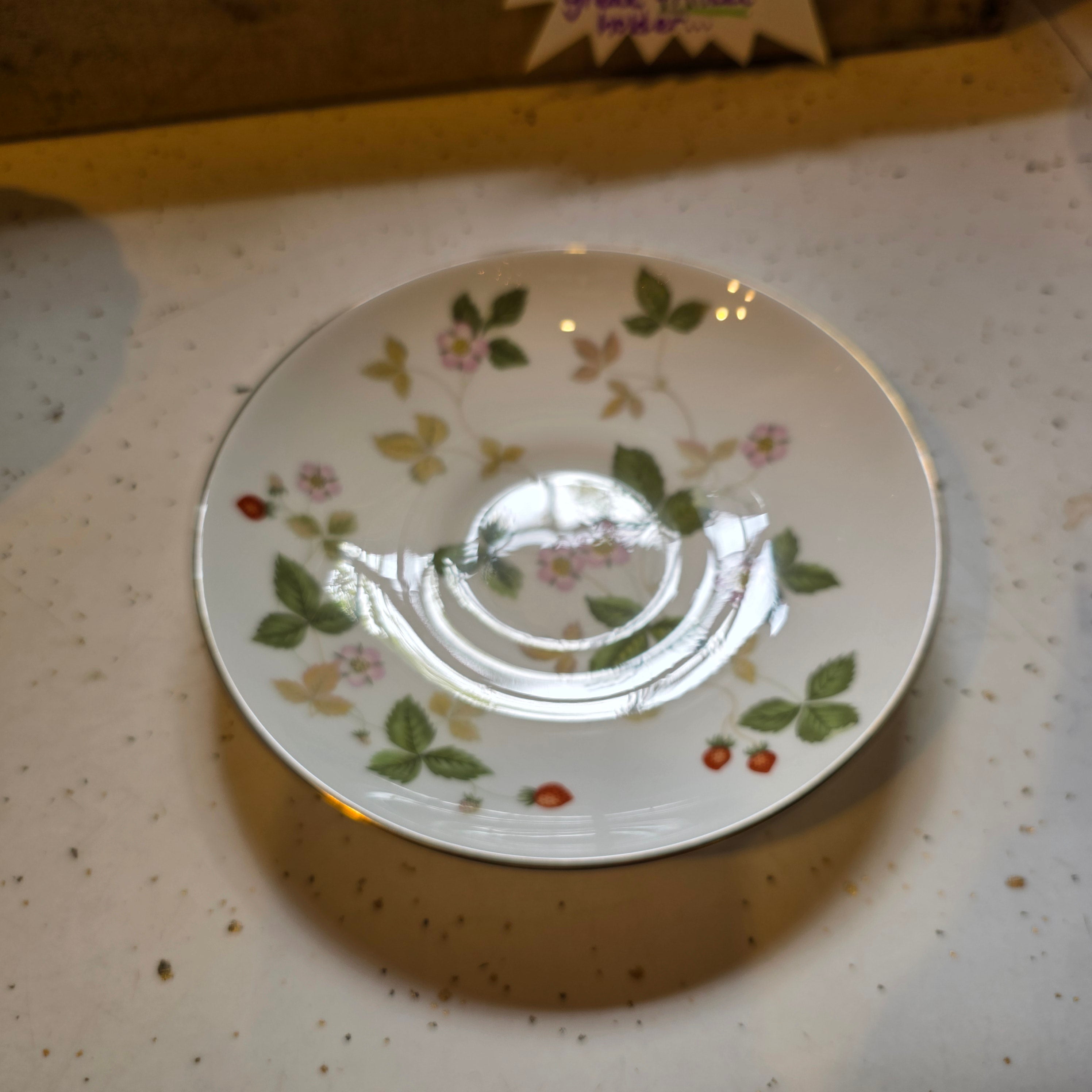 Wedgewood Wild Strawberry Saucer