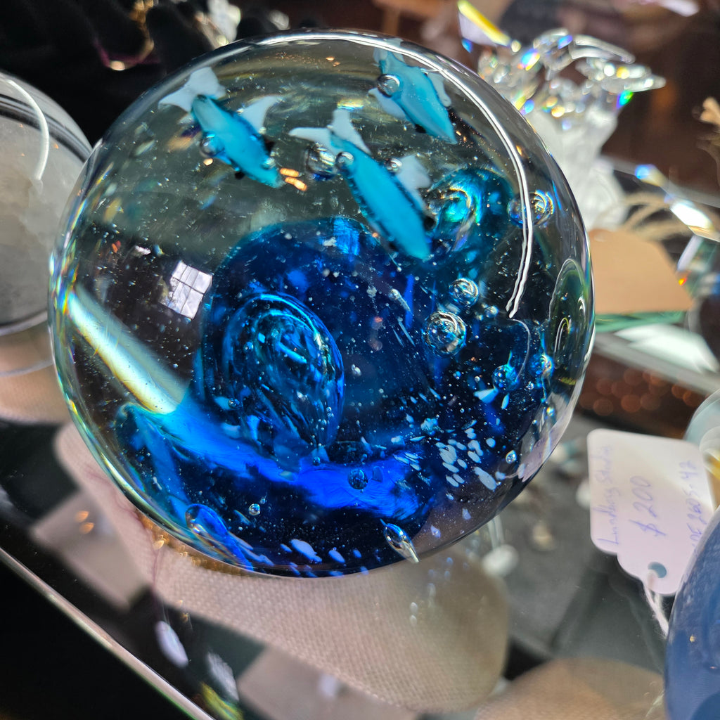 Dolphin large paperweight