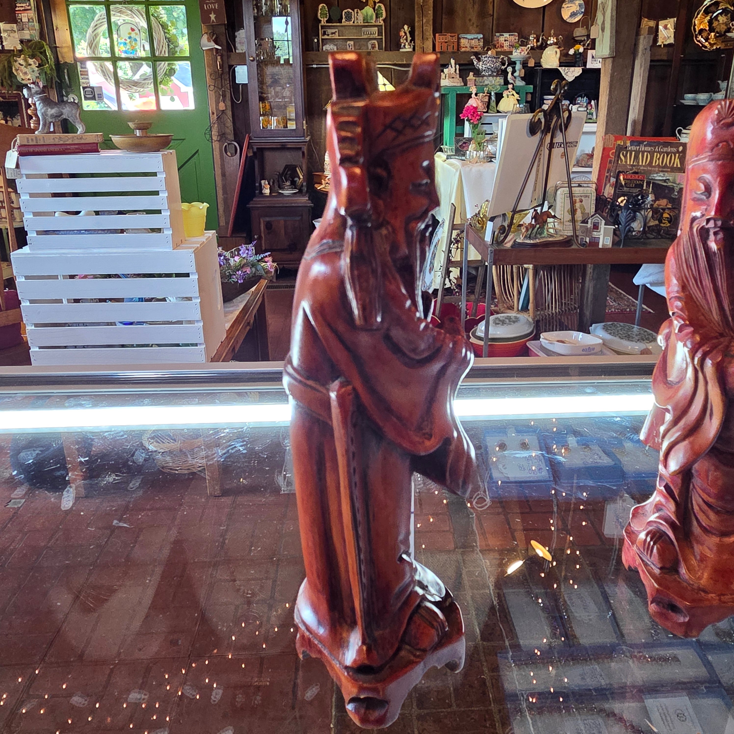 Fu, Lu, Shou Chinese carvings