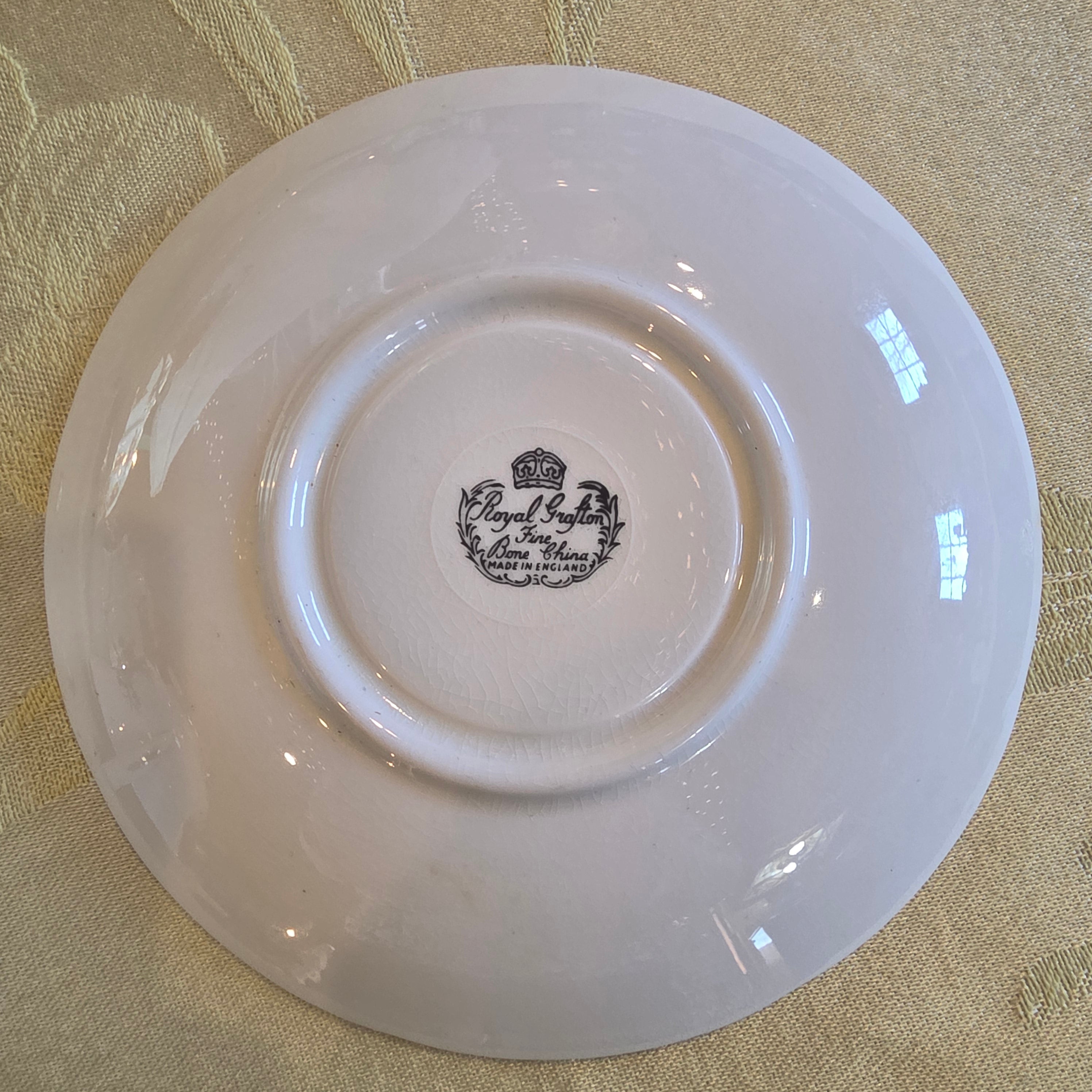 Royal Grafton Mother's Day Teacup & Saucer, Violets, Bone China