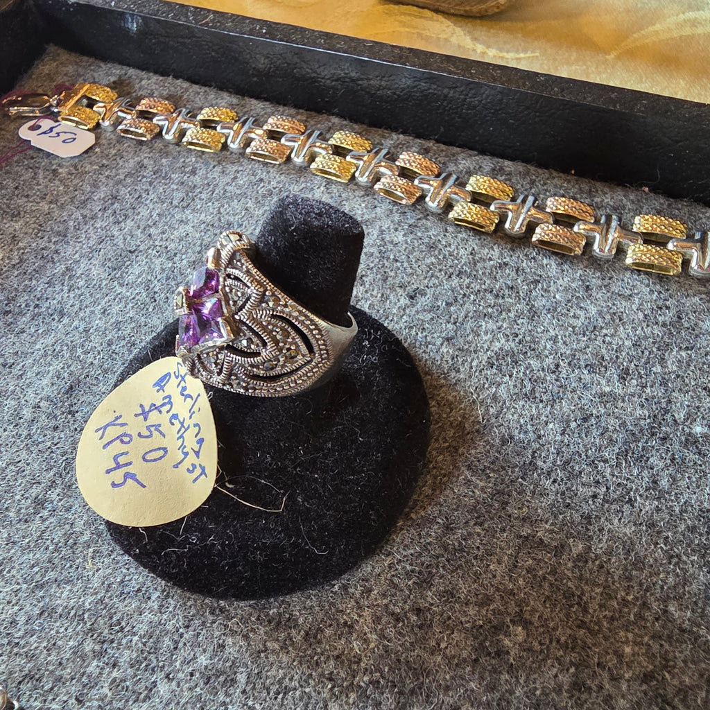 Sterling Amethyst Ring