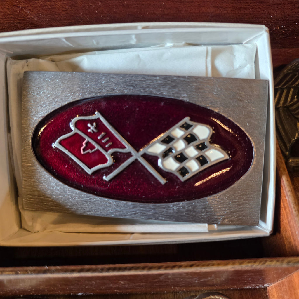 Corvette belt buckle
