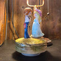 VINTAGE 1975 SCHMID Collection Panda Prints “The Last Farewell” Rosalind Welcher Music Box Figurine