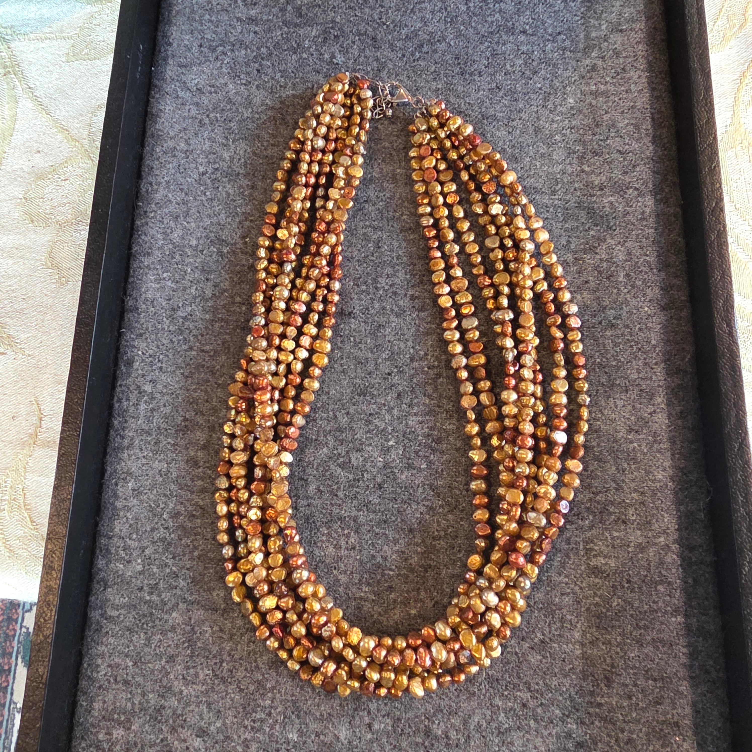 Freshwater pearl necklace
