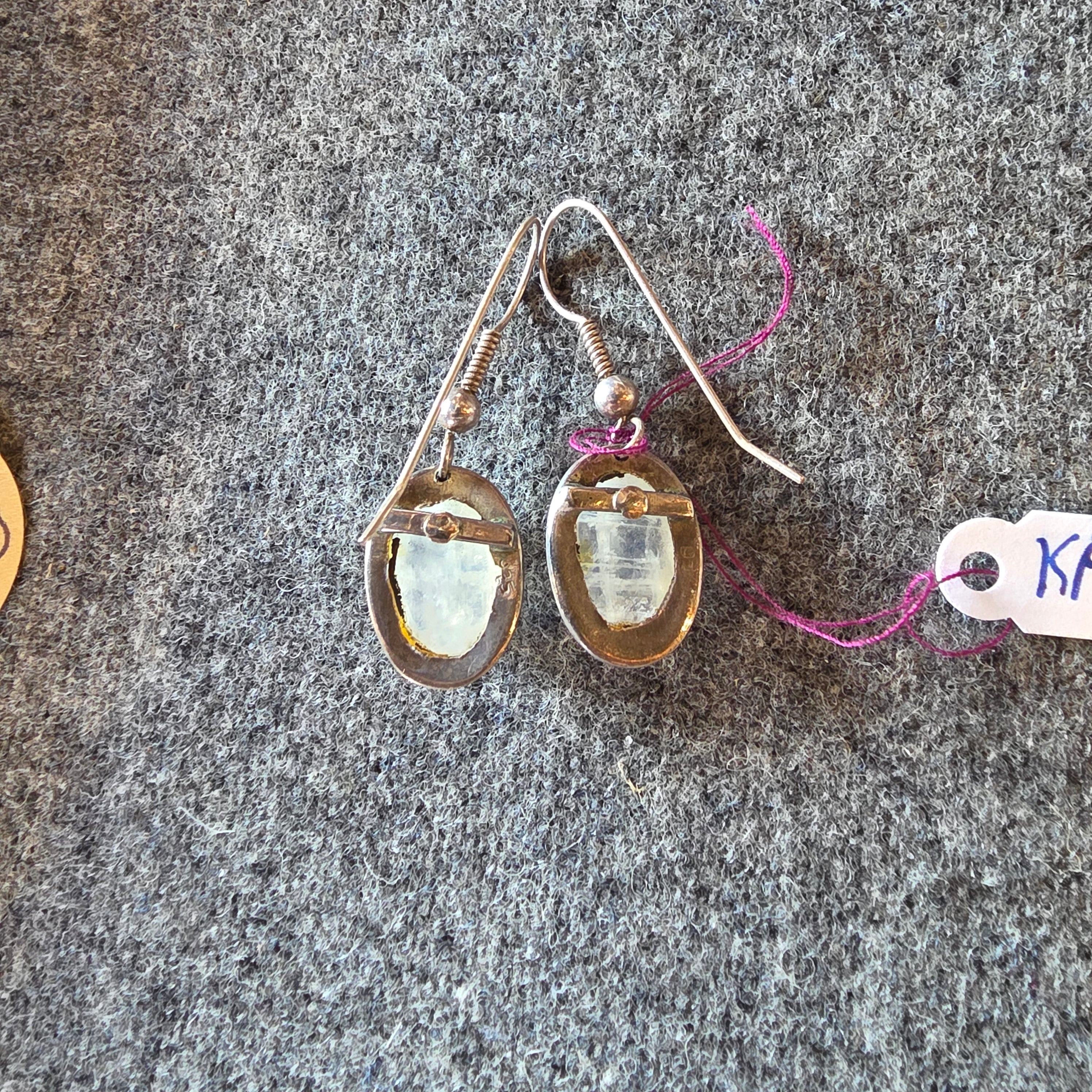 Sterling Moonstone Earrings