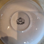 Vtg. English Bone China Royal Vale Cup & Saucer Pink Wild Rose with Gold Gilt Rim