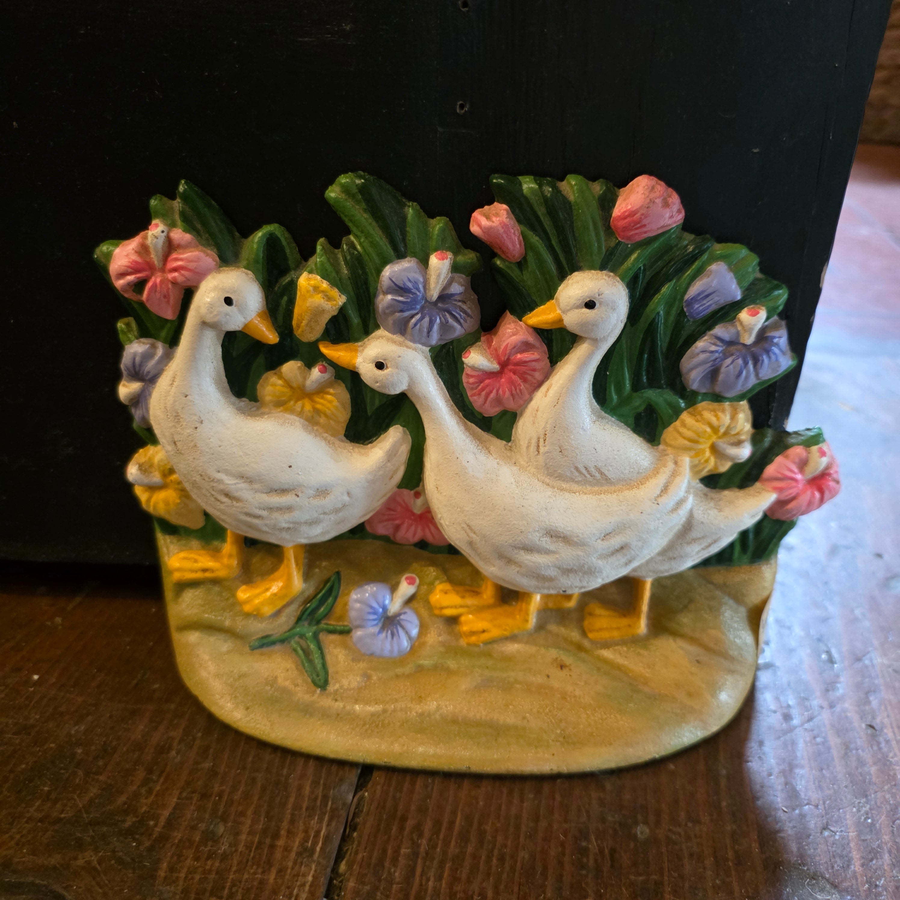 Geese doorstop