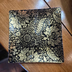 Black & gold trinket dish