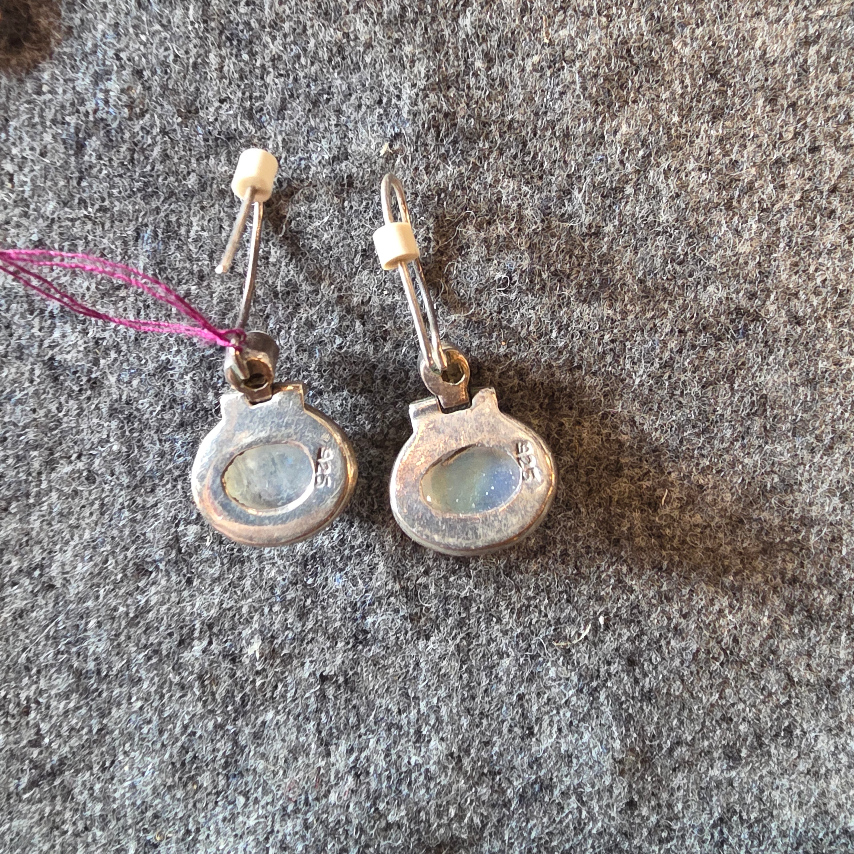 Sterling Moonstone Earrings