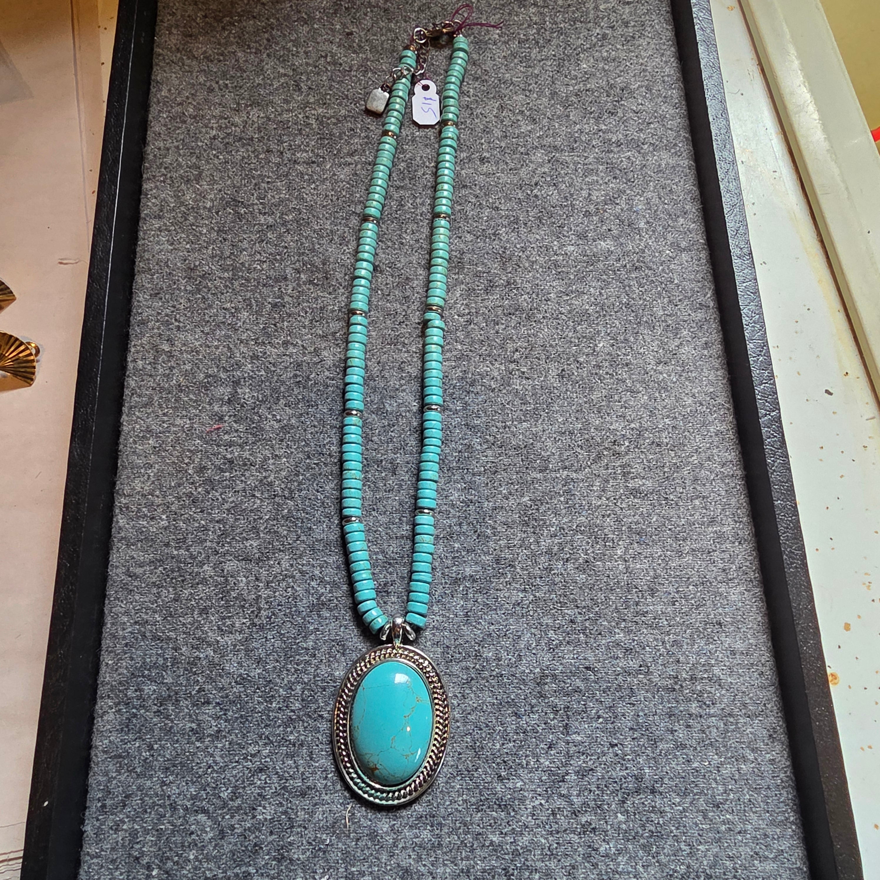 Chaps Ralph Lauren turquoise necklace