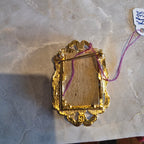 Vintage Victorian Intricate Mirror Frame Stylish Brooch by Avon
