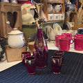 Venetian decanter w/ 4 cordials